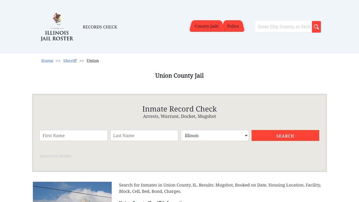 Union County Jail - Inmate Records in Illinois - Jail Roster Search